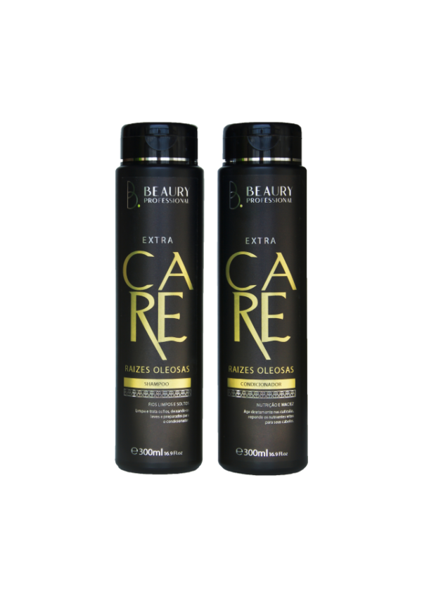 Kit Extra Care – Raízes Oleosas | Shampoo + Condicionador (300ml cada)